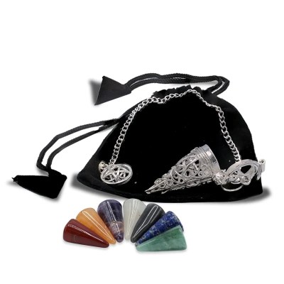 7 Chakra Pentacle Pendulum1